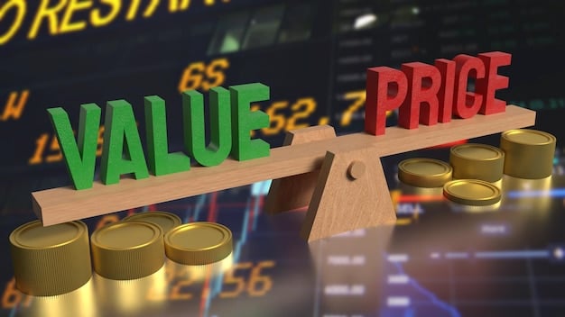 A graphic illustrating the concept of value-based pricing, showing a scale with the customer benefits outweighing the price, visually indicating the perceived value.