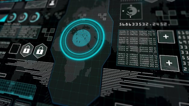 A network security system interface showing AI-generated alerts and recommended actions to mitigate a cyber threat, displayed with clear, actionable information.