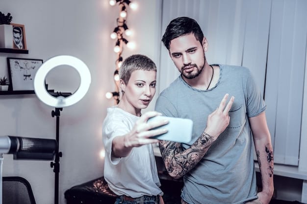 A split-screen image showcasing two different influencers: one is a tech enthusiast reviewing the latest gadgets in a sleek, modern studio, and the other is a sustainable living advocate demonstrating eco-friendly practices in a natural outdoor setting. The image captures the diversity of influencer content and styles.