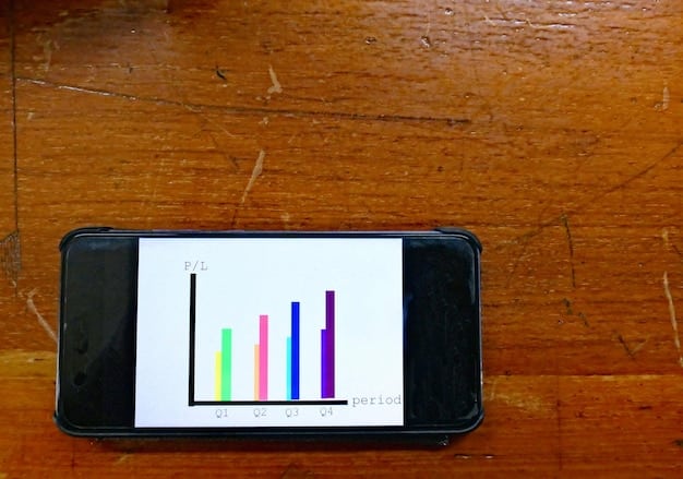 A close-up shot of a smartphone screen displaying Snapchat's analytics dashboard, with graphs and charts showing high engagement metrics like watch time and shares, symbolizing data-driven content creation.