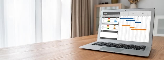 A dashboard display on a laptop showing Instagram analytics with various graphs and charts depicting audience insights and content performance, with a small business owner thoughtfully reviewing the data. Highlights data analysis for business growth.