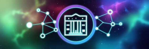 A stylized representation of a policy document or a legislative bill with holographic AI elements, symbolizing the intersection of governance and artificial intelligence.