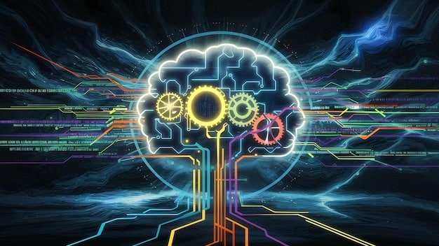 A conceptual image showing intertwined gears, one labeled 