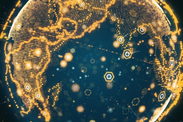 A complex web of interconnected data points and pathways, illustrating the intricate challenges of global supply chain management and regulatory compliance.