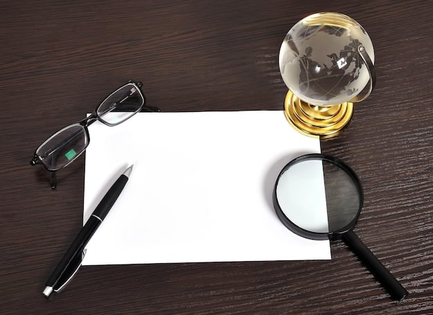 A legal document or contract on a desk, with a magnifying glass over a section, symbolizing the detailed scrutiny of legal clauses and agreements in entertainment production.