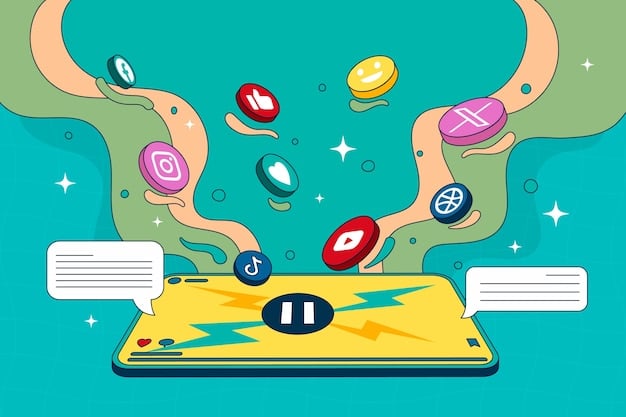 A digital illustration showing various social media icons (YouTube, Patreon, Spotify) connected by lines to a central figure of a comedian, illustrating diverse online monetization channels.