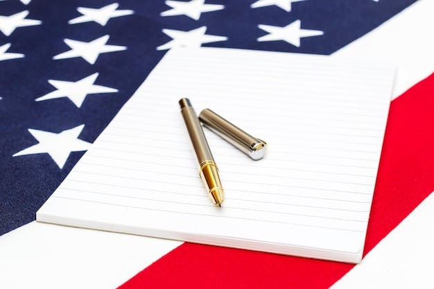 A close-up of a signed trade agreement document with an American flag pin on the desk. The focus is on the signatures and the official seal, symbolizing the formalization of the trade agreement.