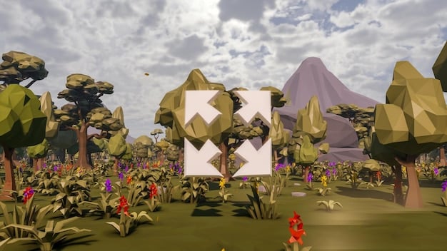 A screenshot from an indie game showcasing a unique art style. The game features a vibrant, hand-painted world with a character exploring a mysterious forest. The visual style is distinct and captivating, highlighting the creative freedom of indie developers related to Gaming Industry Report: The Most Anticipated Video Game Releases of 2025.