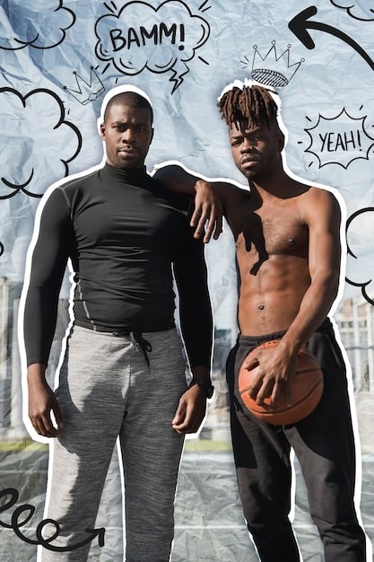 A side-by-side comparison image. On one side, a picture of Michael Jordan with the Air Jordan logo. On the other side, a picture of Beyoncé during an Adidas Ad Campaign Visual.