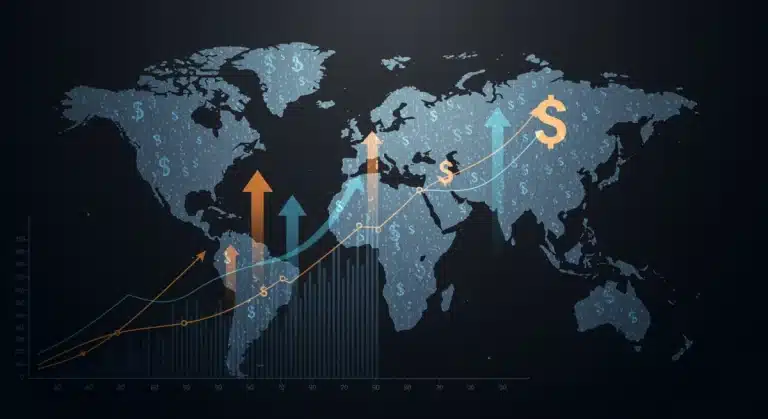Global inflation trends and US economic impact on international investments in 2025.