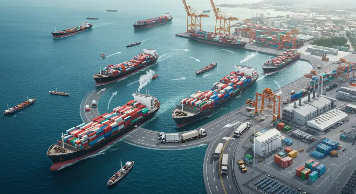 Global supply chain reacting to US consumer demand