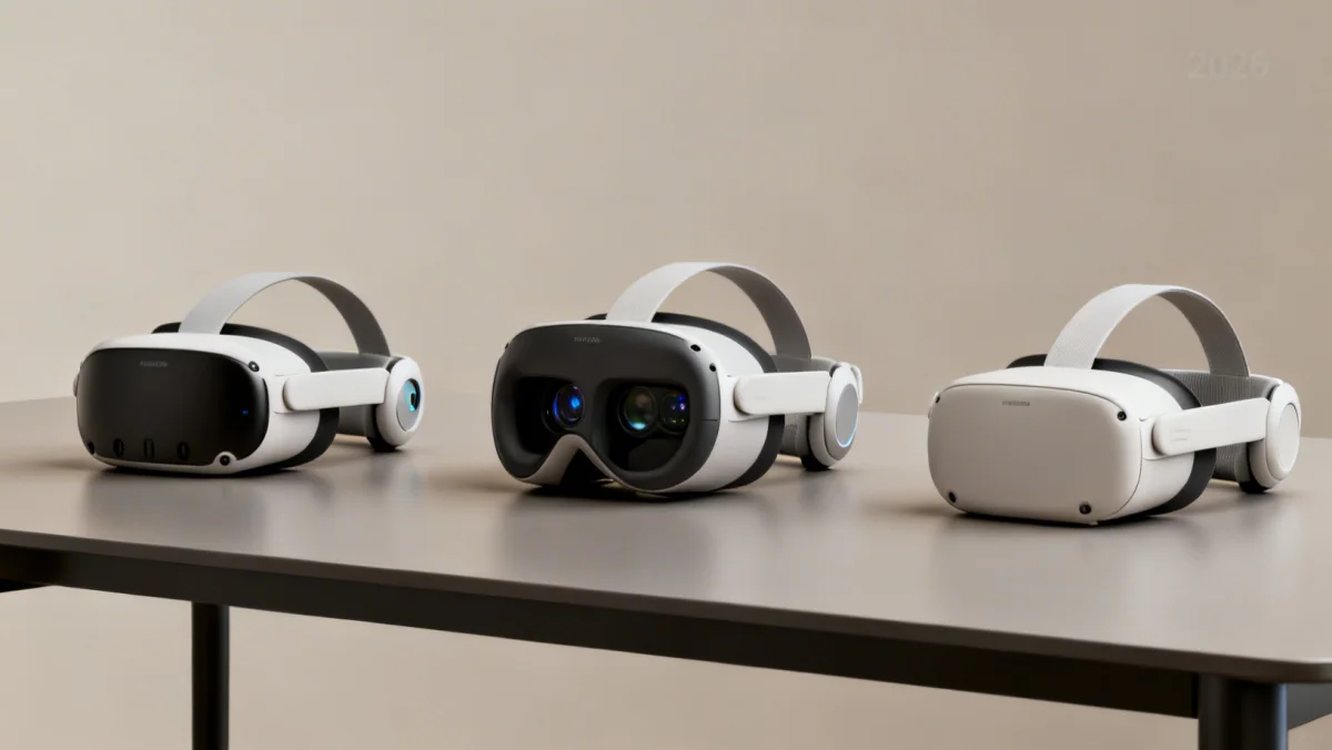 Comparison of Three Leading VR Headset Models in 2026