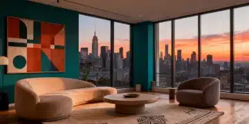 Modern living room reflecting The Global Influence on 2026 Interior Design: 4 Unexpected Color Palettes to Adopt Now.