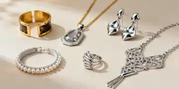 Jewelry Trends for 2026: 6 Statement Pieces to Elevate Your Look. - luxurious display of six key jewelry items.