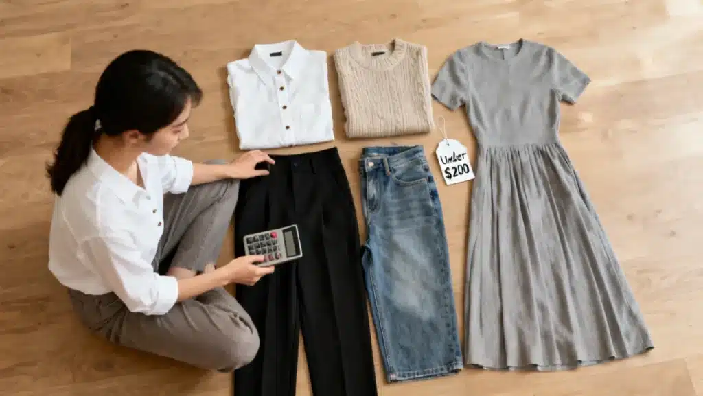 Build a Cohesive Low Fashion Capsule Wardrobe for Under $200