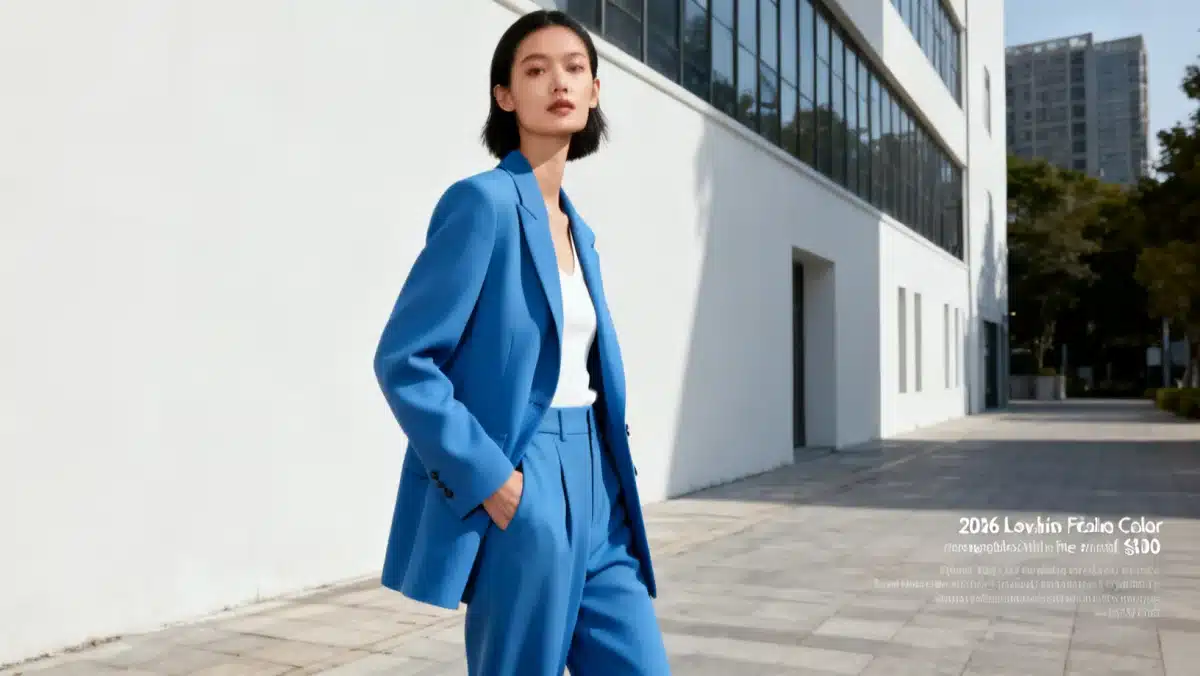 Model showcasing a chic outfit in a hue from The 2026 Low Fashion Color Palette: 5 Must-Have Hues for Under 0