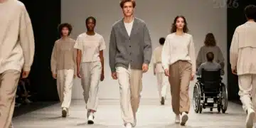 Models on runway displaying accessible 2026 fashion trends