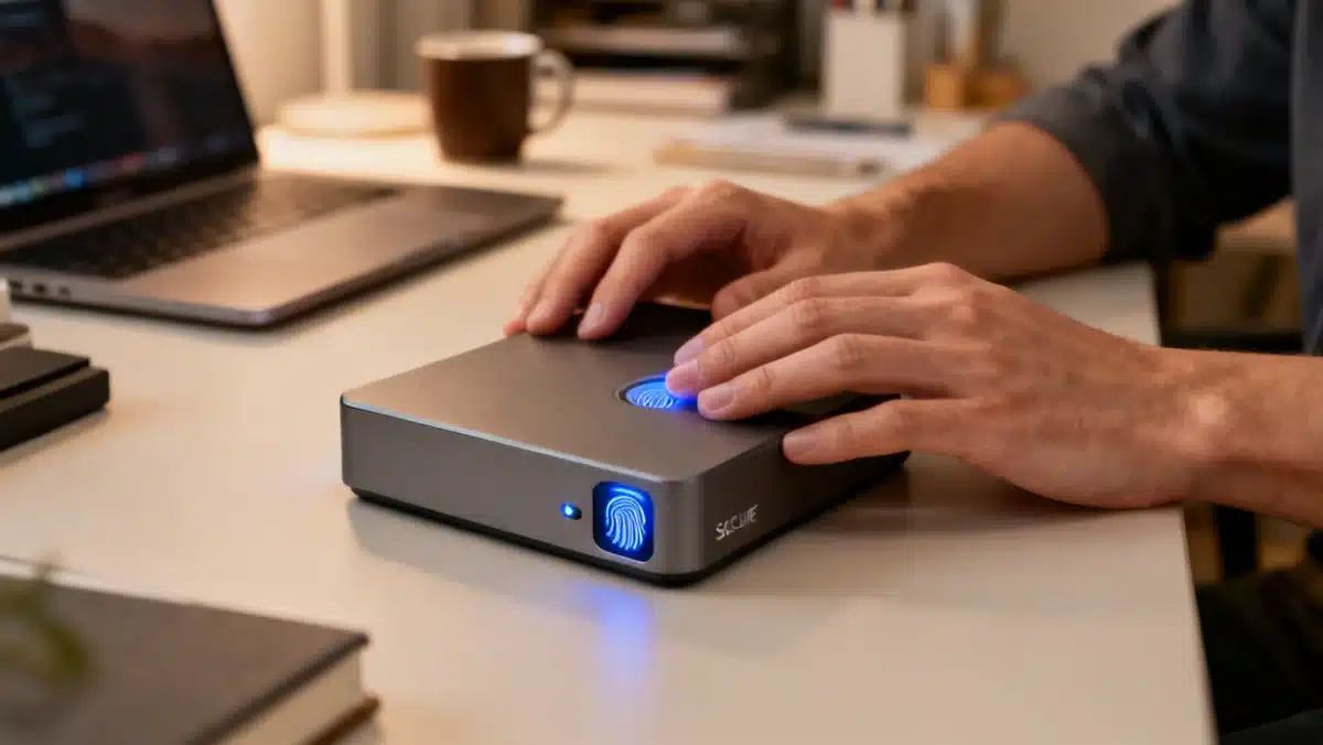 Secure external hard drive for robust digital privacy and data protection