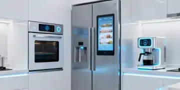 Smart Kitchen Appliances of 2026: 5 Innovations That Will Save You 30 Minutes Daily. in a futuristic kitchen setting.