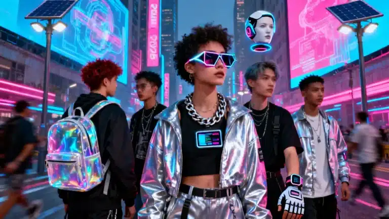 Street Style Secrets of 2026: 5 Unexpected Accessory Trends You Can Adopt Today. on a bustling city street.