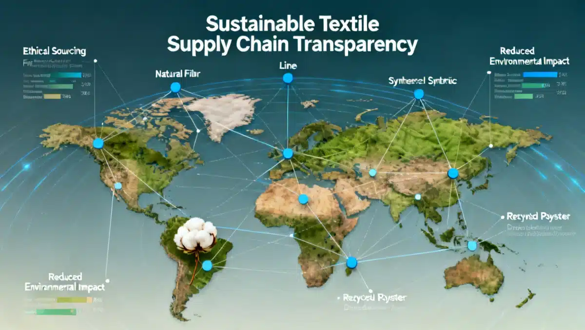 Sustainable textile supply chain and ethical sourcing for Fashion Forecasting for 2026: 3 Key Factors Shaping Future Styles.