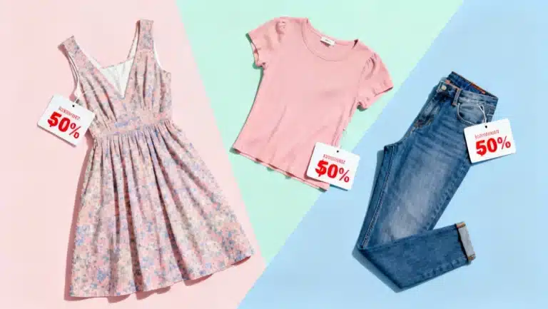 Time-Sensitive: 4 Low Fashion Sales Ending in 3 Days You Can't Miss in 2026. flat lay of discounted apparel